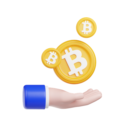 Bitcoin-Investition  3D Icon