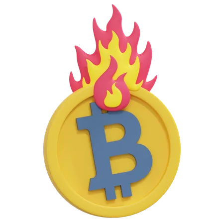 Bitcoin Investment  3D Icon