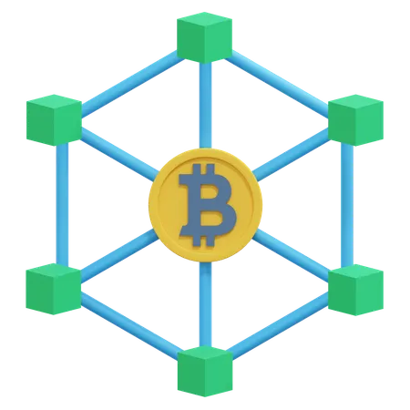 Bitcoin Investment  3D Icon