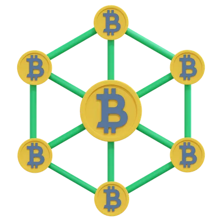 Bitcoin Investment  3D Icon