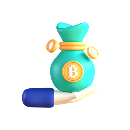 Bitcoin Investment 3D Icon