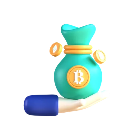 Bitcoin Investment 3D Icon