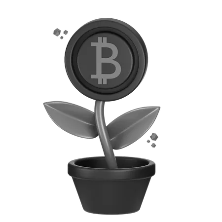 Bitcoin Investment  3D Icon