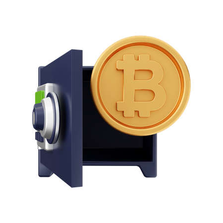 Bitcoin Ironcase  3D Icon