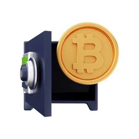 Bitcoin Ironcase 3D Icon