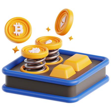 Bitcoin wertvoller  3D Icon