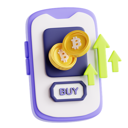 Bitcoin kaufen  3D Icon