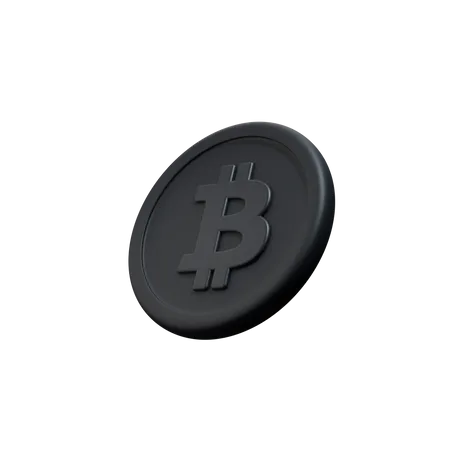Bitcoin-Kryptomünze  3D Icon