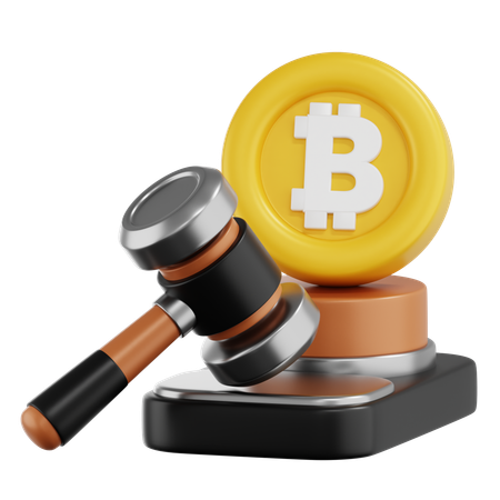 ビットコイン法  3D Icon
