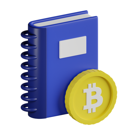 Bitcoin Ledger  3D Icon