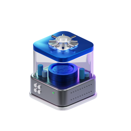Bitcoin Locker  3D Icon