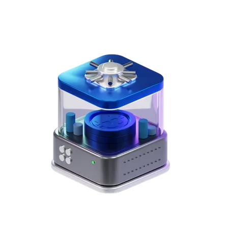 Bitcoin Locker  3D Icon