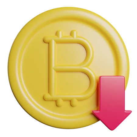 Bitcoin Crypto Currency 3D Icon