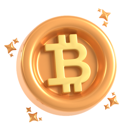 Bitcoin Management  3D Icon