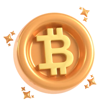 Bitcoin Management  3D Icon