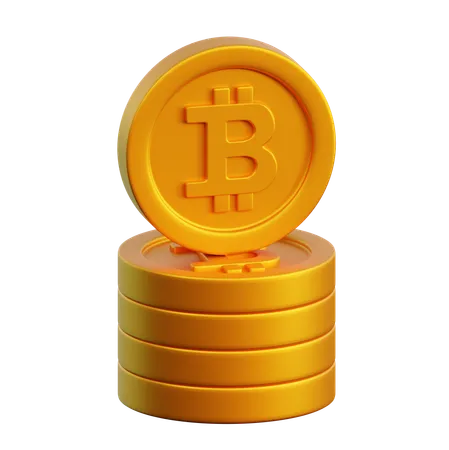 Bitcoin management  3D Icon