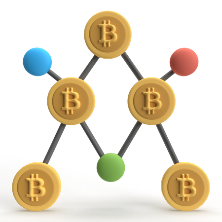 Bitcoin Market  3D Icon