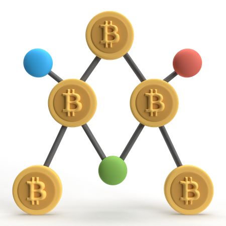 Bitcoin Market  3D Icon