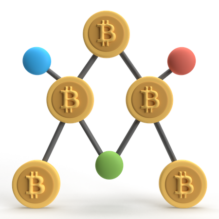 Bitcoin-Markt  3D Icon