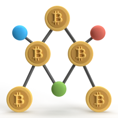 Bitcoin-Markt  3D Icon