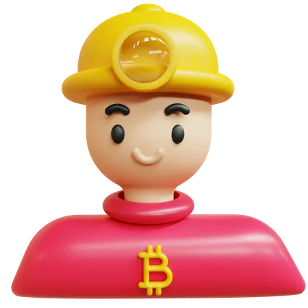 Bitcoin Miner  3D Icon