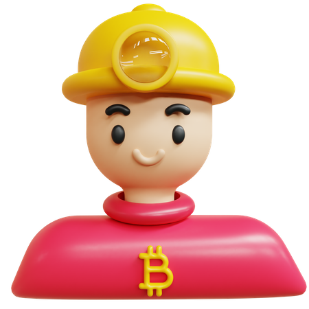 Bitcoin Miner  3D Icon