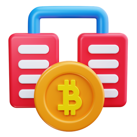 Bitcoin-Mining  3D Icon