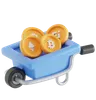 Bitcoin mining cart