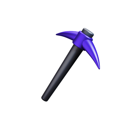 Bitcoin mining tool  3D Icon