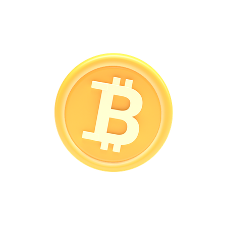 Monnaie Bitcoin  3D Icon