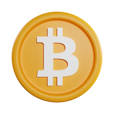 Bitcoin-Münze  3D Icon