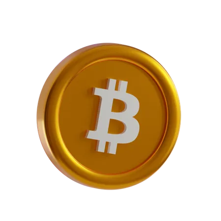 Bitcoin-Münze  3D Icon