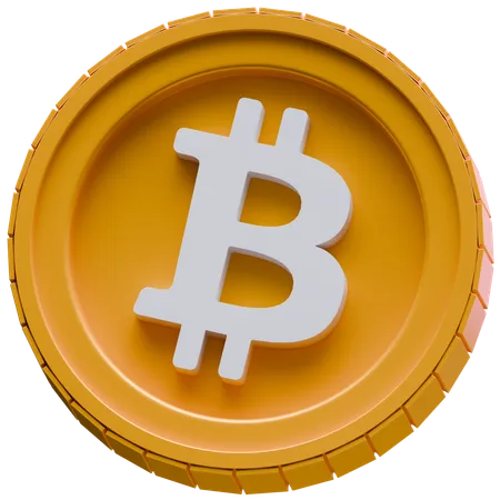 Bitcoin Network  3D Icon