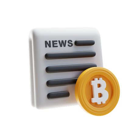 Nouvelles sur les bitcoins  3D Icon