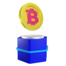 cryptocurrency podium emoji 3d