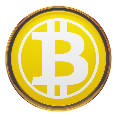 Bitcoin or  3D Icon