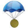 bitcoin balloon 3d logo
