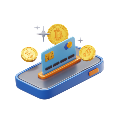 Bitcoin Payment  3D Icon