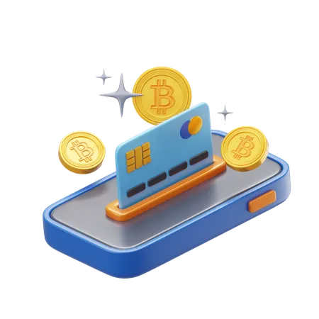 Bitcoin Payment  3D Icon