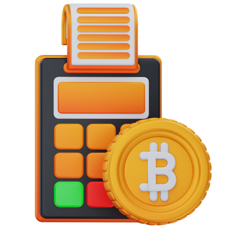 Bitcoin Payment  3D Icon