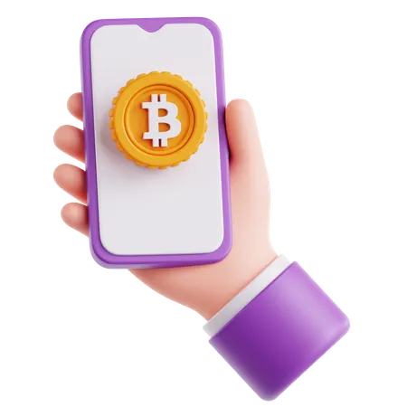 Bitcoin Payment  3D Icon