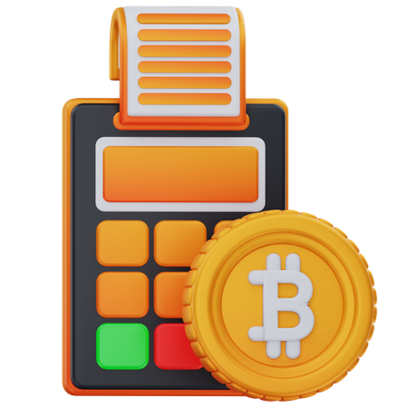Bitcoin Payment  3D Icon