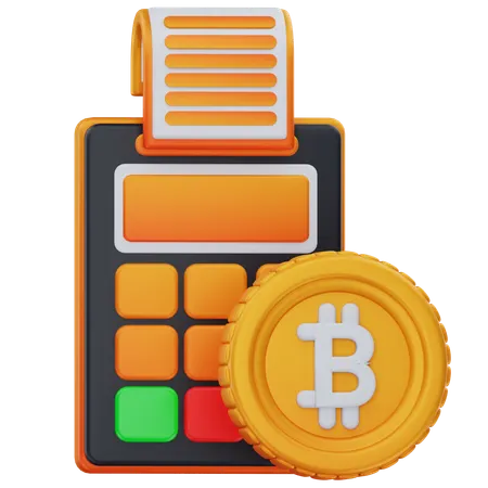 Bitcoin Payment  3D Icon
