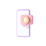 crypto payment 3d logo