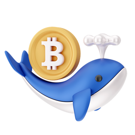 Poisson bitcoin  3D Icon