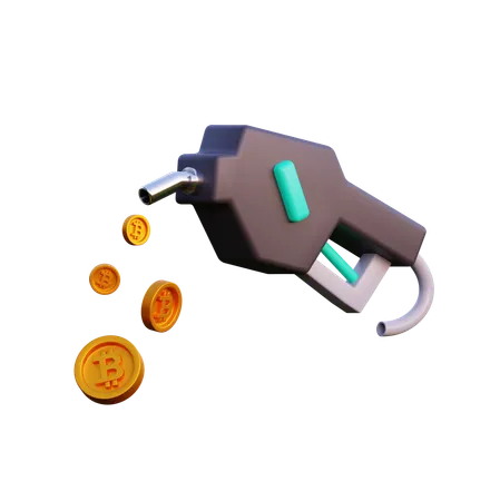 Pompe à bitcoins  3D Icon