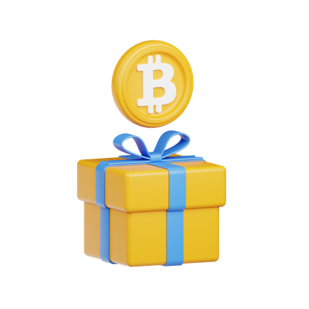 Presentes bitcoin  3D Icon