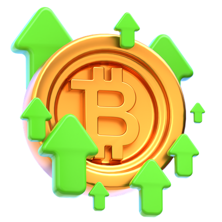 Bitcoin Profit  3D Icon