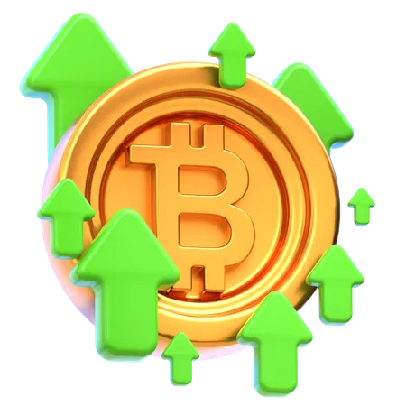 Bitcoin Profit  3D Icon