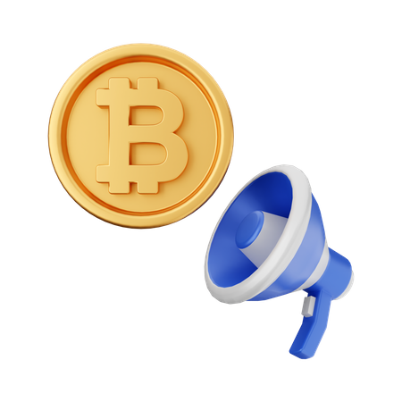 Bitcoin Promotion  3D Icon